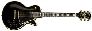 Here's the signature Les Paul Custom (click to see bigger â€“ from Gibson.com).