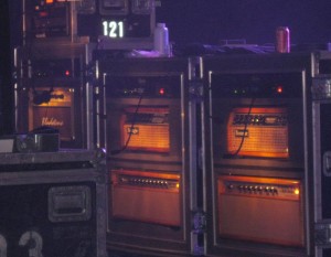 Here are the amp racks. The second Bludotone is under the first. (Can't remember where I found this photo and the one below â€“ click to see it way bigger.)